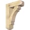 Ekena Millwork Merced Craftsman Rough Sawn Bracket w/ Offset Brace, Douglas Fir, 8"W x 26"D x 34"H BKT0806X26X34MRC04RDF - alternate 1